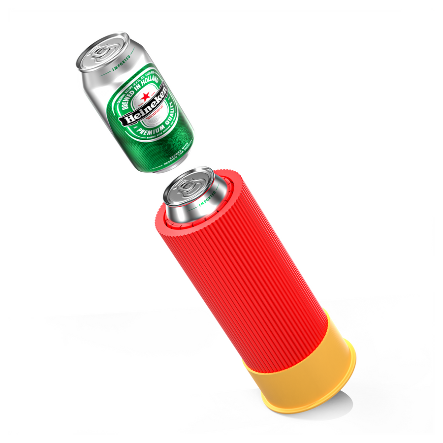 Suporte duplo DROOPECUP Bala de 12 com lata